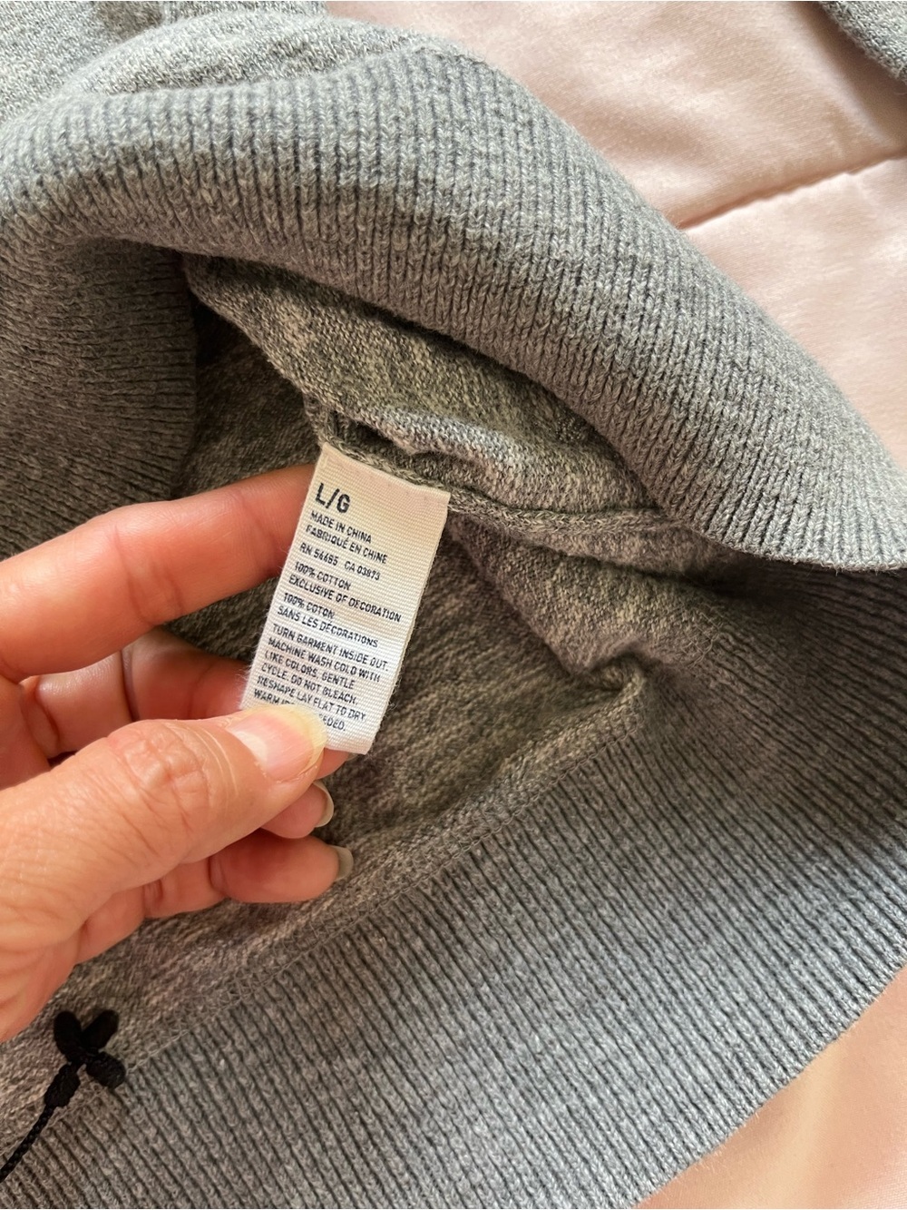 American Eagle Outfitters Men's Light Gray Turtleneck Pullover L - Picture 6 of 7